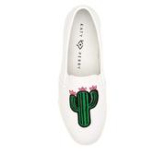 Katy Perry Collections Shoes - Katy Perry The Kerry Canvas Cactus Slip-Ons (7.5)